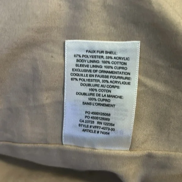 Wilfred Free The Teddy Full Zip Jacket Tan Large with pockets - Picture 7 of 13